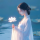 雲青认真听故事的人